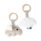 Done by deer Hanging activity toy 2 pcs Happy clouds Sand