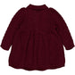 Knit needle out l/s dress baby