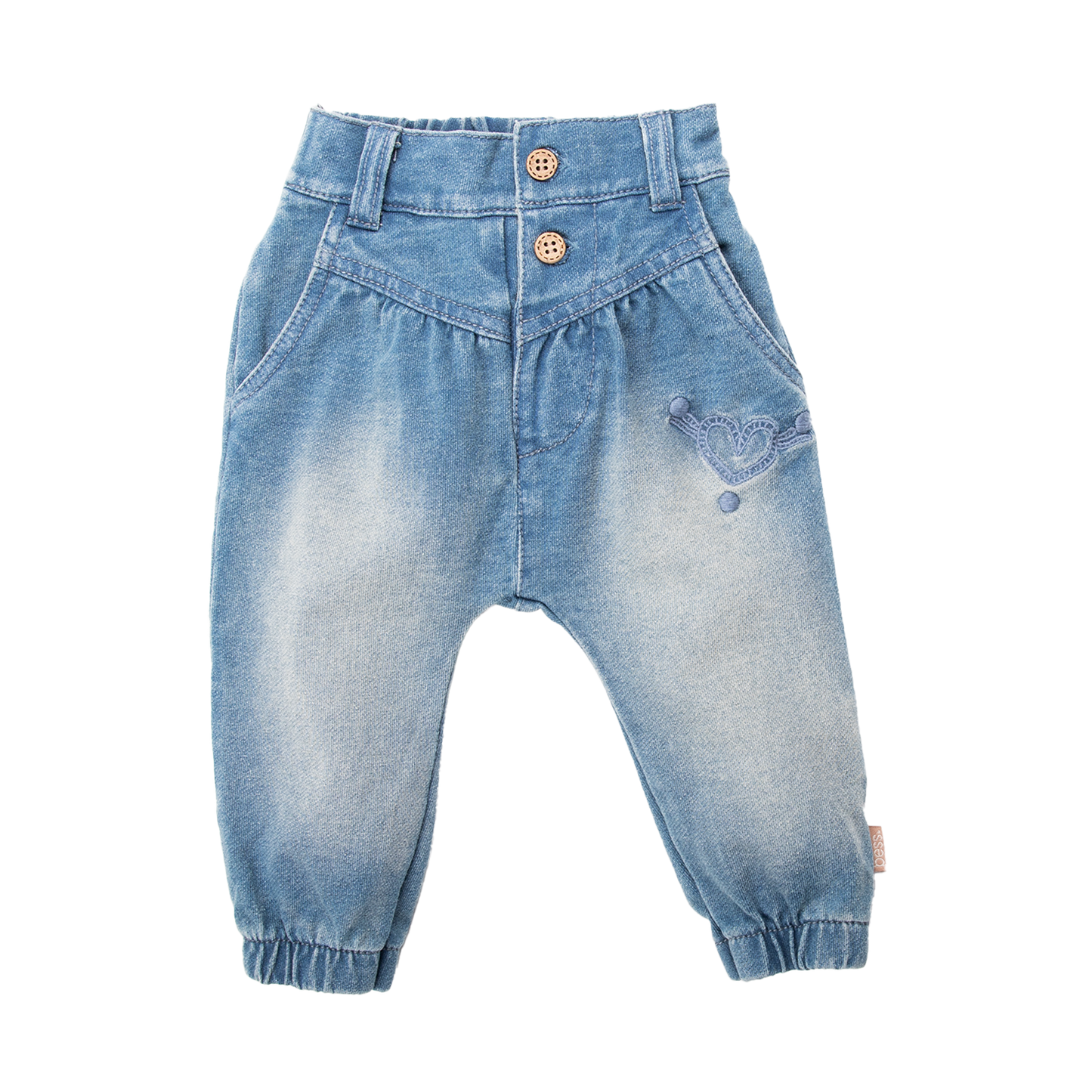 Pants Denim Embroidery