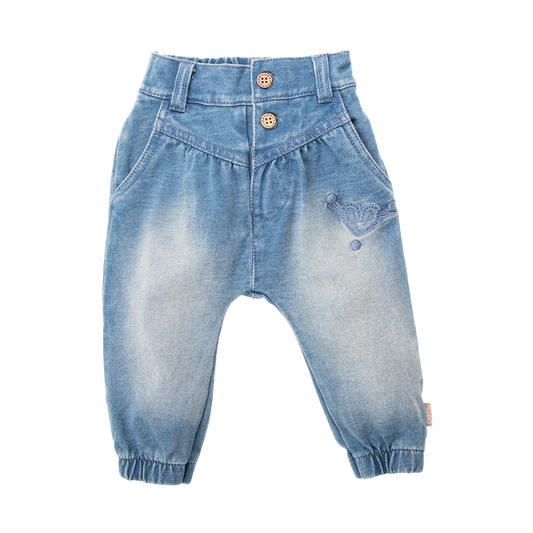 Pants Denim Embroidery