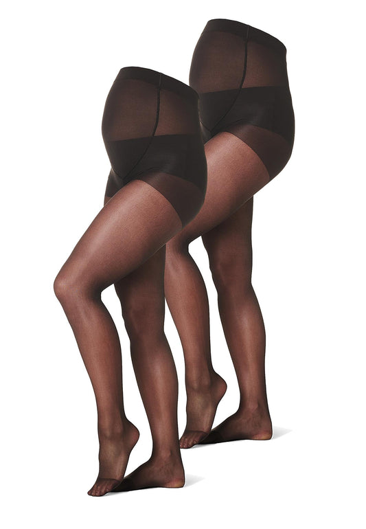 2-pack maternity tights 20 den