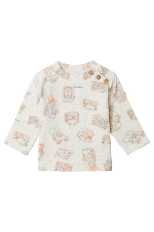 Boys Tee Baxton long sleeve allover print