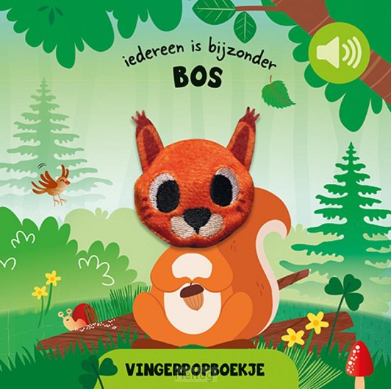 Vingerpop boekje eekhoorn