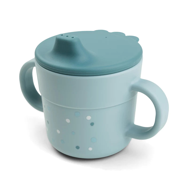 Done by deer Foodie spout cup Happy dots blauw