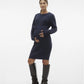 MLNEWLINA O NECK L/S KNIT ABK DRESS