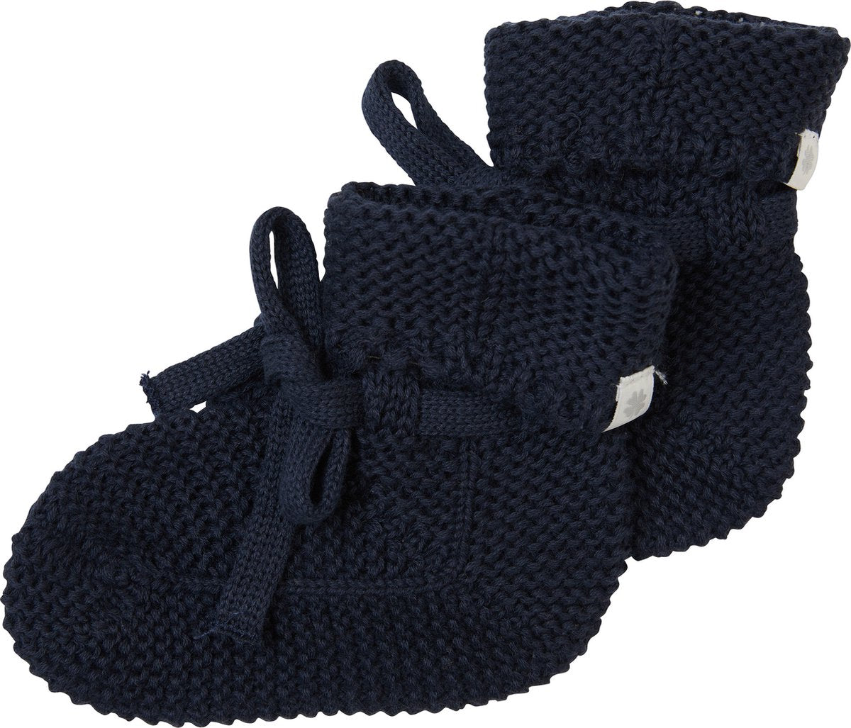 Noppies Unisex-Booties Knit Nelson Navy
