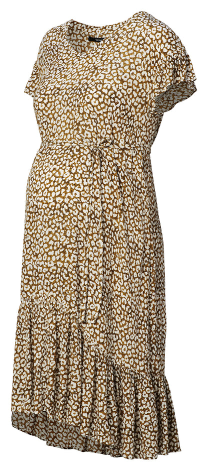 Dress ss AOP Woven Leopard