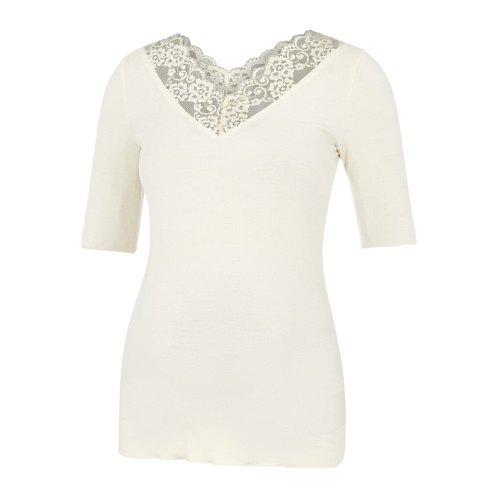 MLTRINA 2/4 JERSEY LACE TOP A.