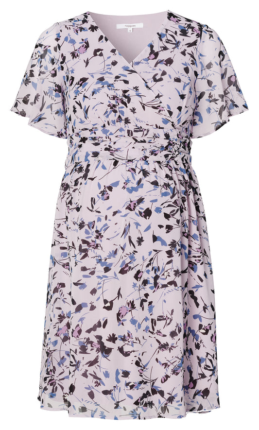 Kleid Kurzarm Allover-Print Dorris