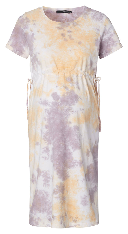 Kleid Kurzarm Tie Dye