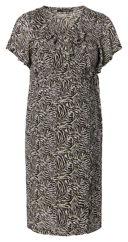 Dress nursing short sleeve all over print Palm Lea