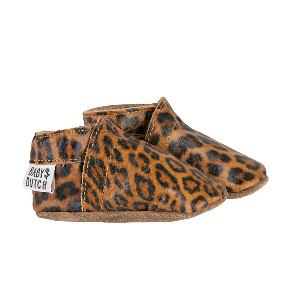 Babydutch Hausschuhe Nubuck Leopard