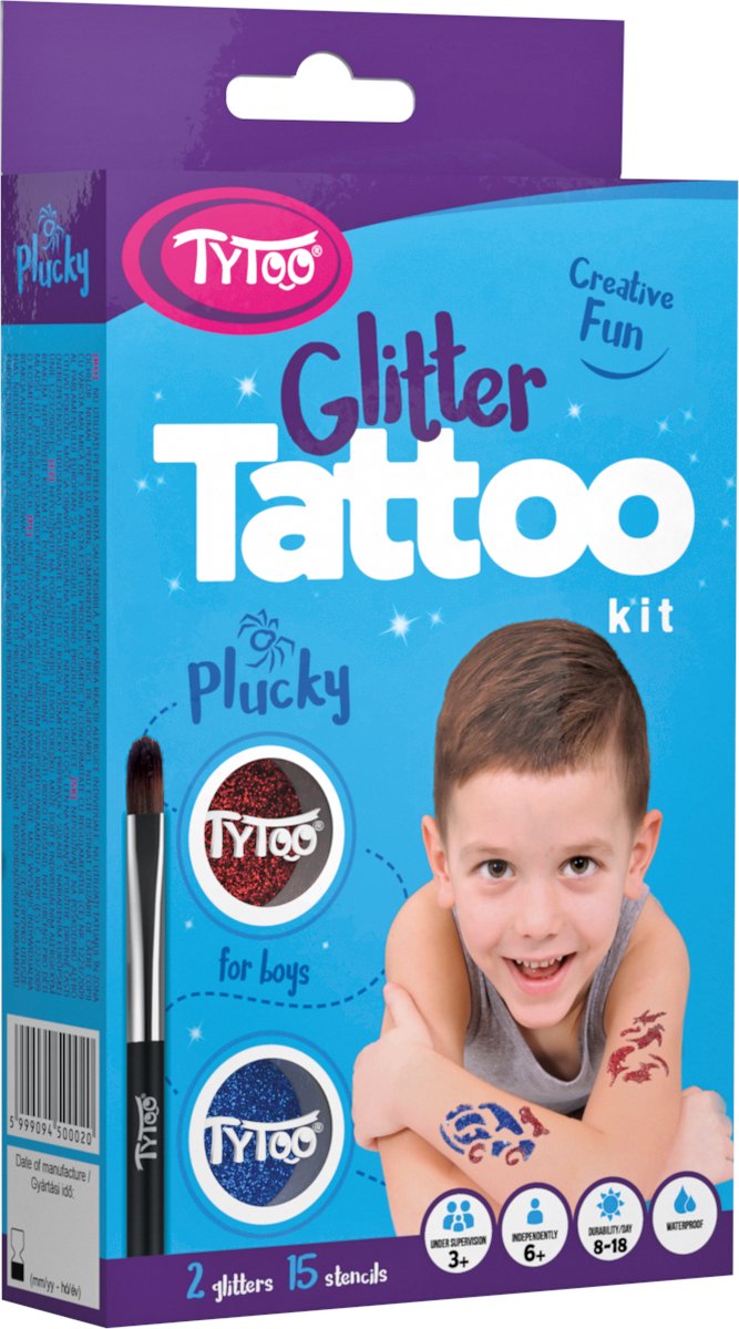 Tytoo Glitter Tattoo - Plucky