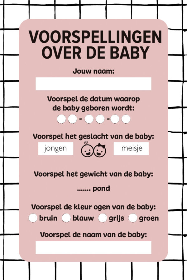 babyshower vieren - boekbox