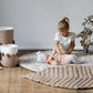 Toddle kind Organic Leaf mat tan