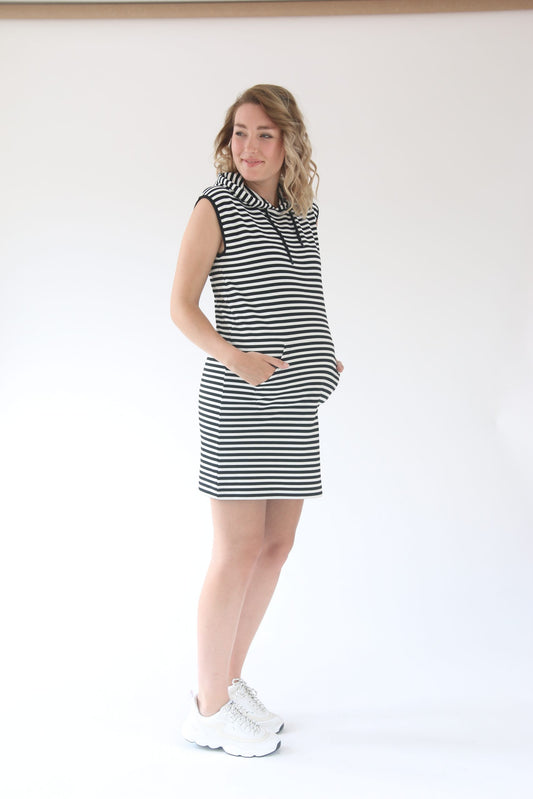 Dress Hoodie Striped