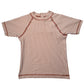 Slipstop Cognac gestreiftes T-Shirt UV