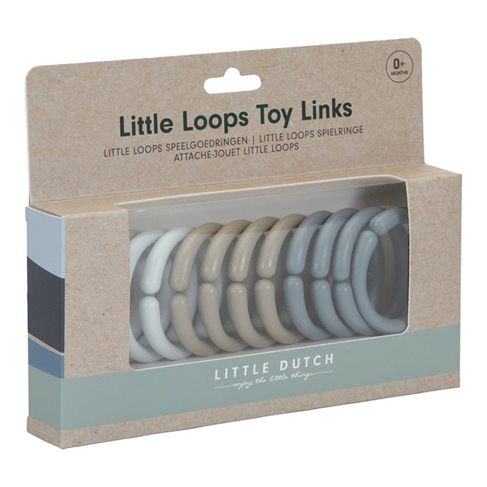 Little Loops Spielzeugringe blau