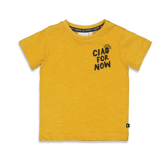 Feetje T-shirt - Tiki Island geel