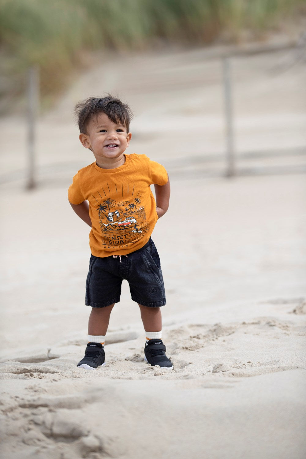 T-shirt Feetje Sunset Club - Happy Camper