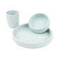 Done by deer Silicone dinner set Confetti Blue