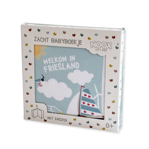 Noox zacht baby boekje welkom in Friesland