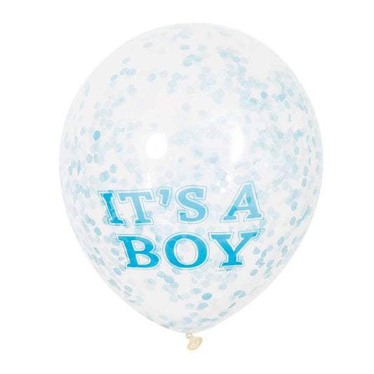 confetti balloon it´s a boy