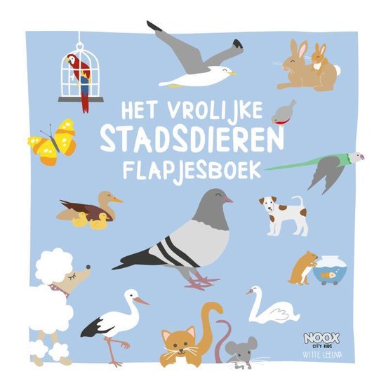 het vrolijke stadsdieren flapjes boek